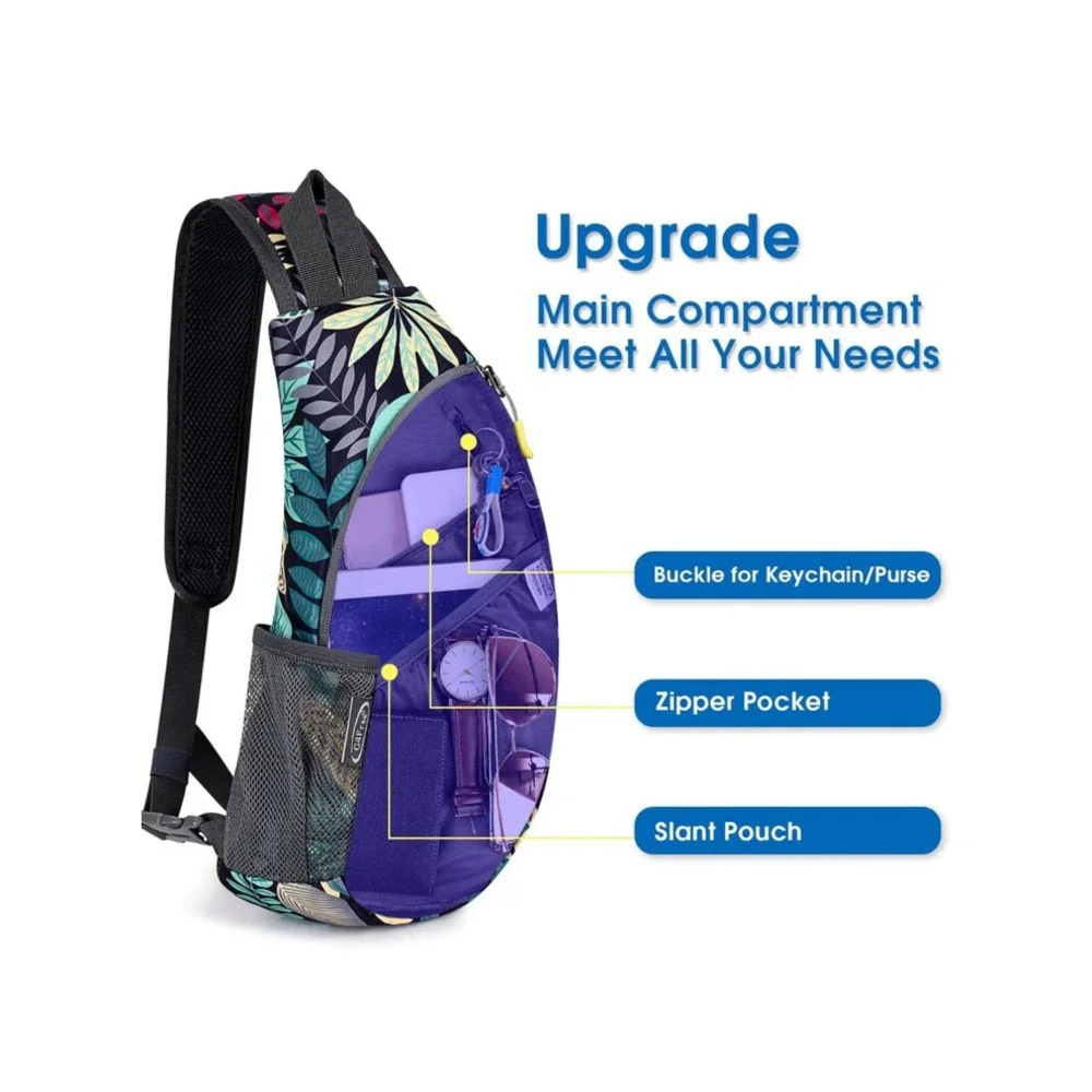 G4Free‎ Sling Bags Men Shoulder Backpack Small Cross Body Chest Sling Backpack